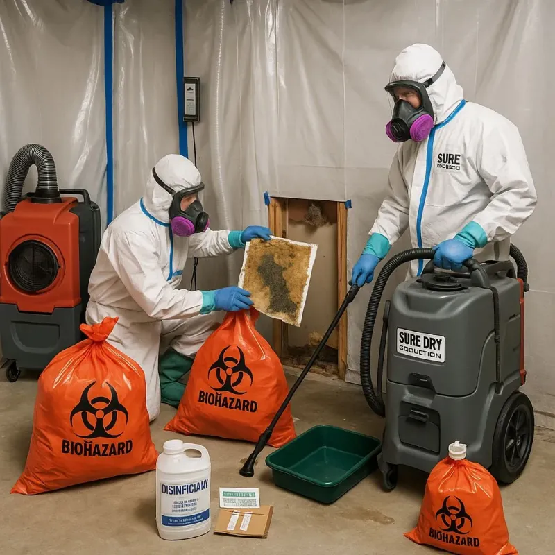 Contaminated Water Handling Protocols process in Oradell, NJ